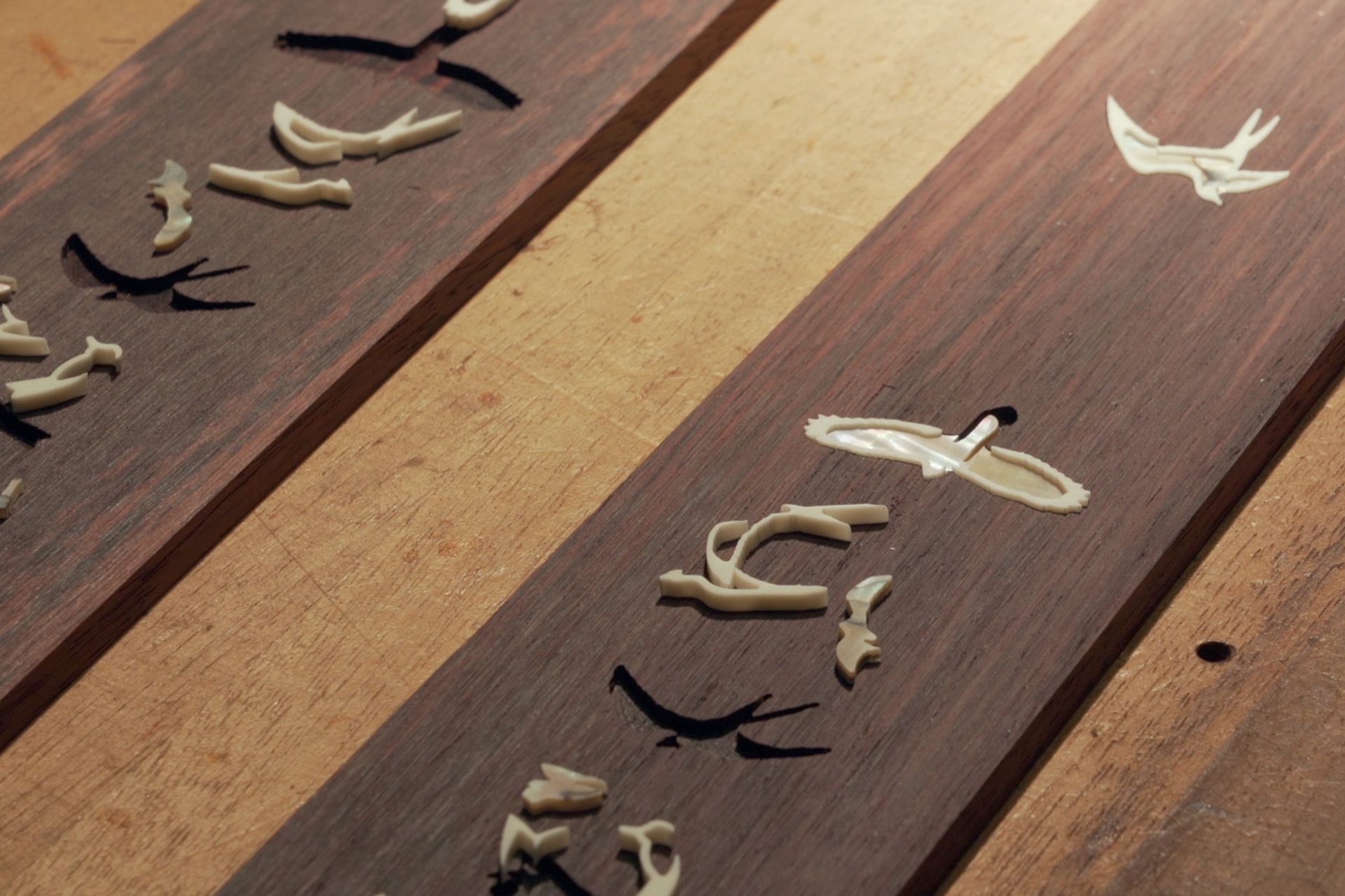 Watch How We Create Our Bird Inlays!