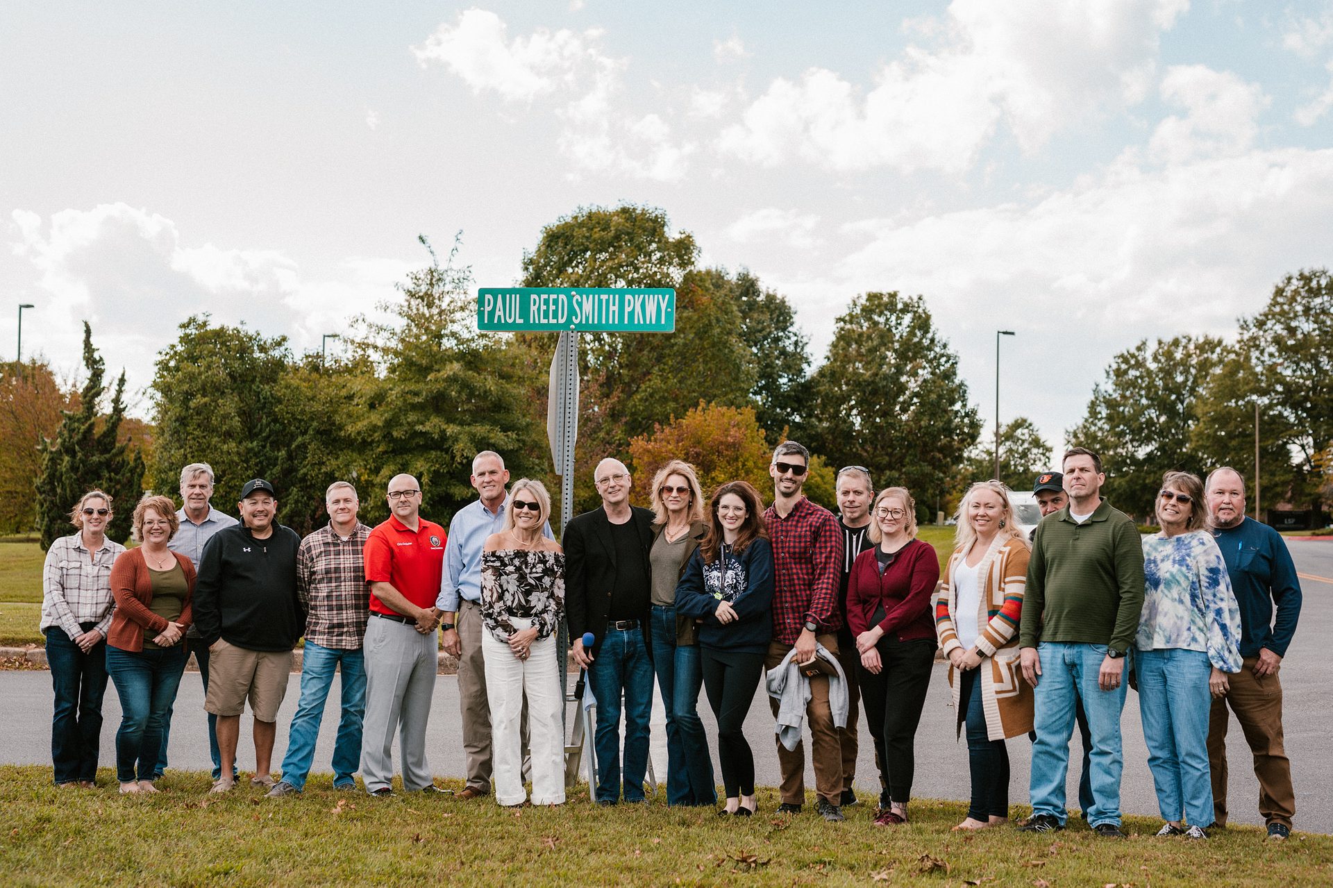 Paul Reed Smith Honored with Road Naming Ceremony: "Paul Reed Smith Parkway"