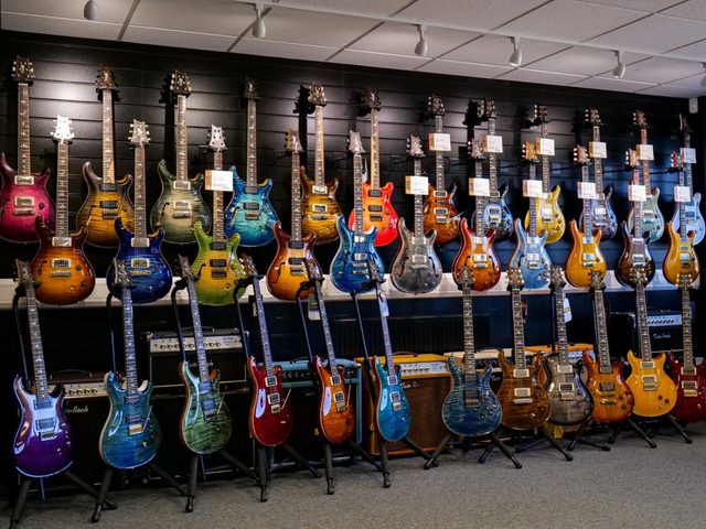 PRS Guitars at Peach Guitars' 20th Anniversary