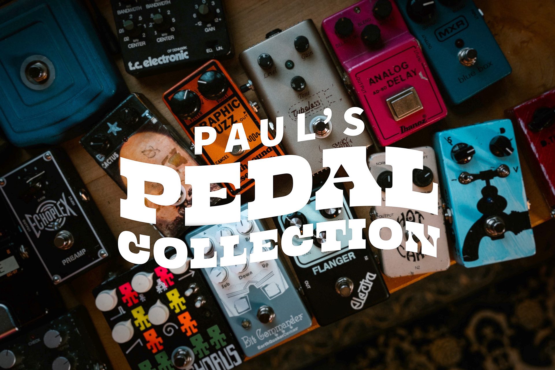 Watch Paul Reed Smith Demo His Pedal Collection!