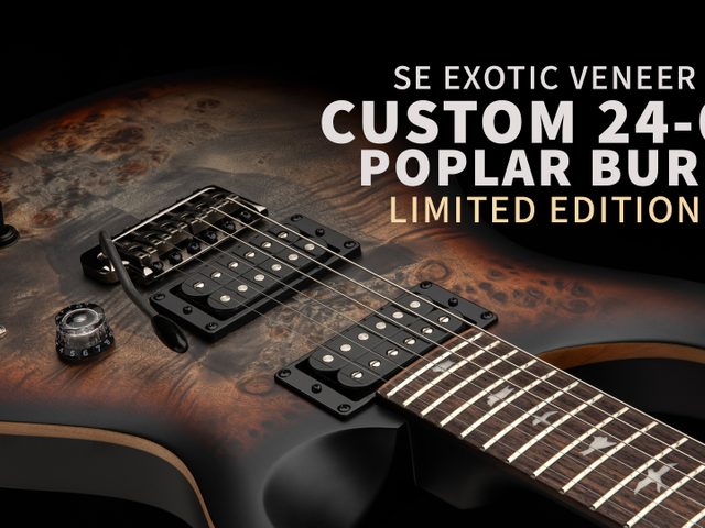 Listen to the SE Custom 24-08 Poplar Burl Limited Edition!