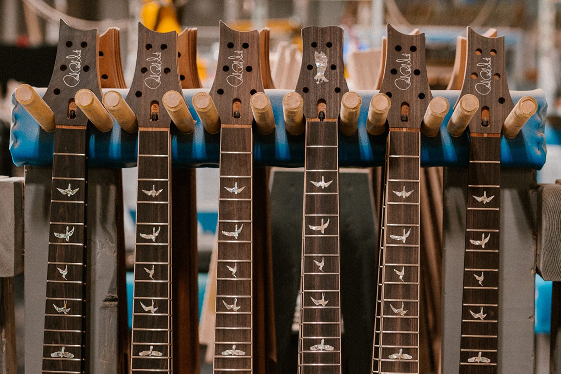 Electric guitar with birds deals on fretboard