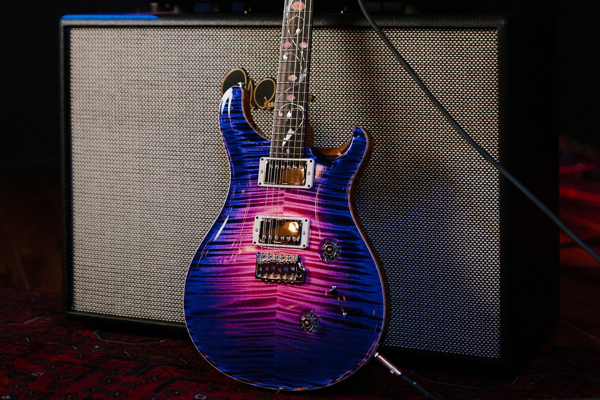 Prs deals guitar purple