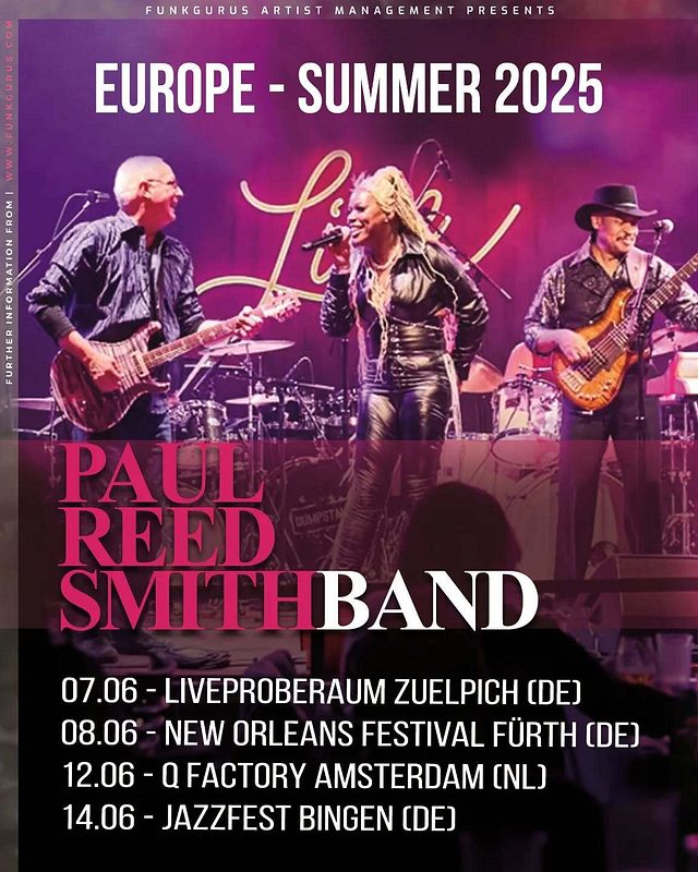 PRS Eightlock Live Across Europe Tour