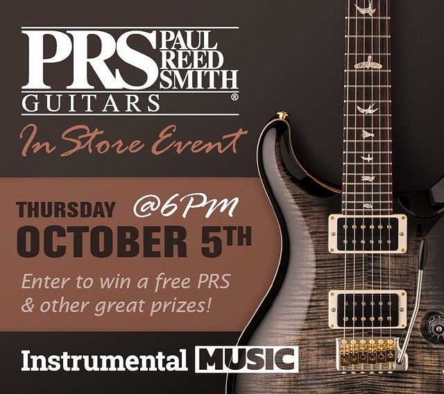 PRS Guitars @ Instrumental Music Company