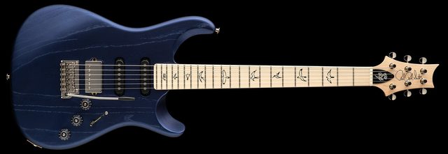 Metallic Midnight Satin