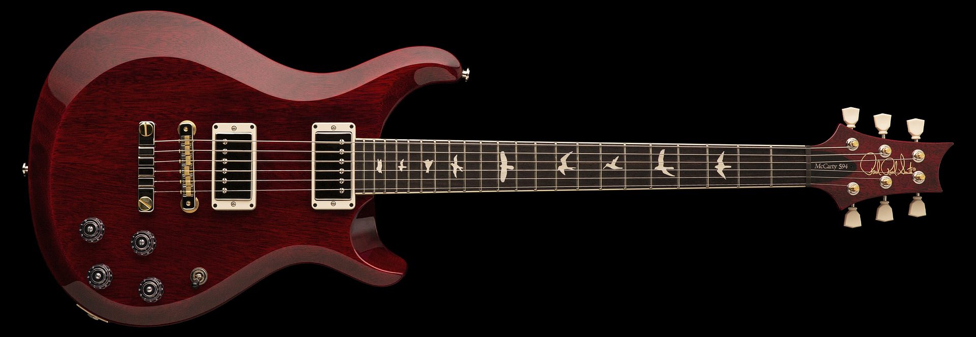 PRS S2 McCarty 594 Thinline Vintage Cherry (060) - Willcutt Guitars