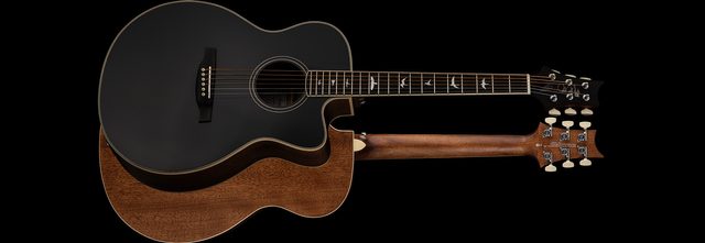 Black Top (Gloss Top w/ Vintage Mahogany Satin Back & Sides)