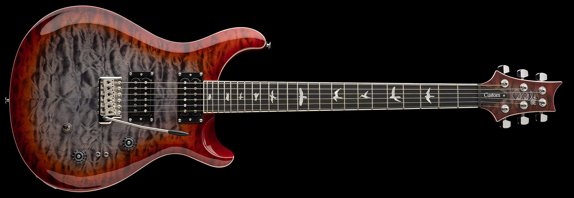 Charcoal Cherry Burst