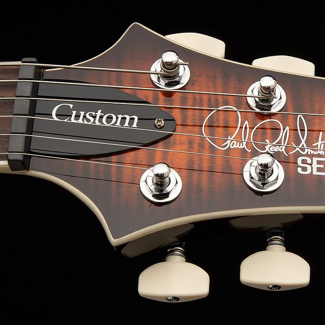 Se custom 24 semi hollow piezo 2026 orange tiger smokeburst hero g