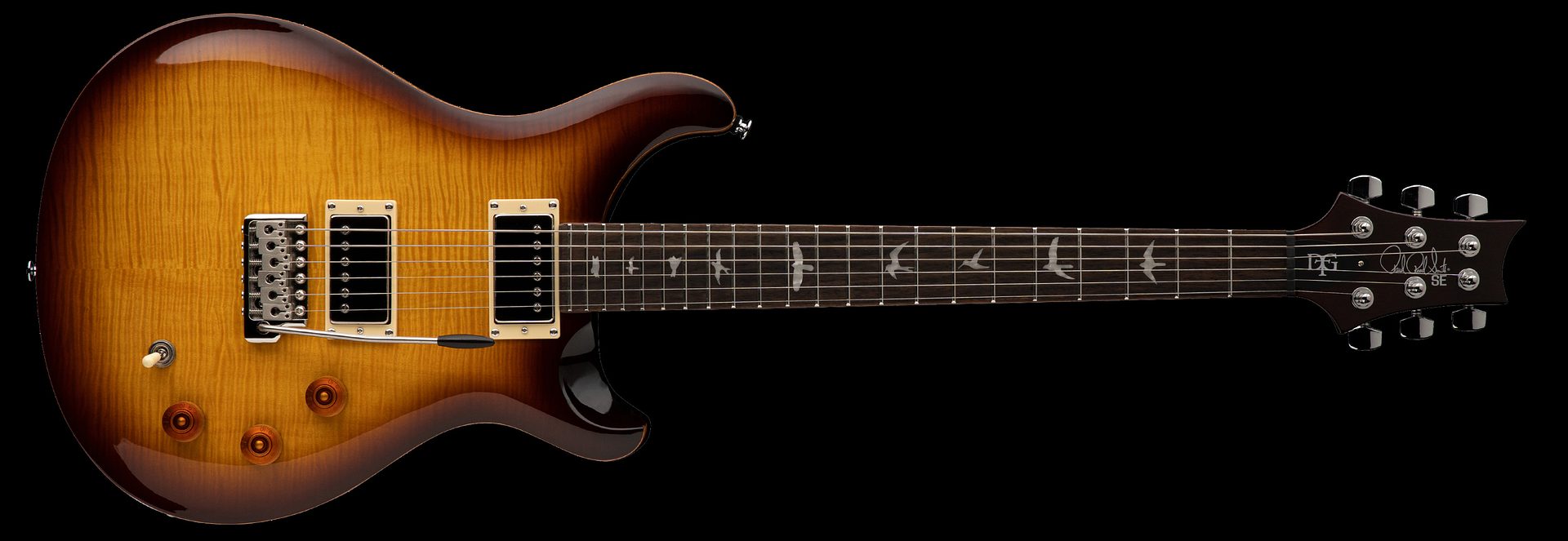 McCarty Tobacco Sunburst (bird inlays only)