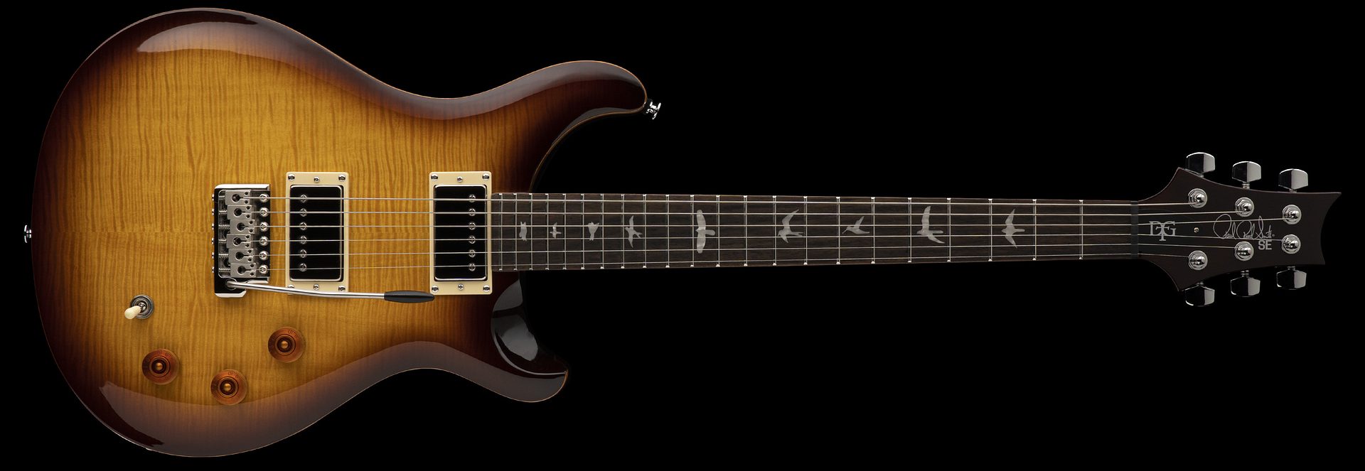 McCarty Tobacco Sunburst (bird inlays only)