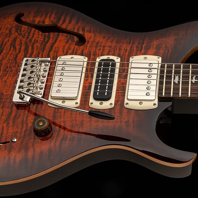 Se special semi hollow 2026 orange tiger smokeburst hero a