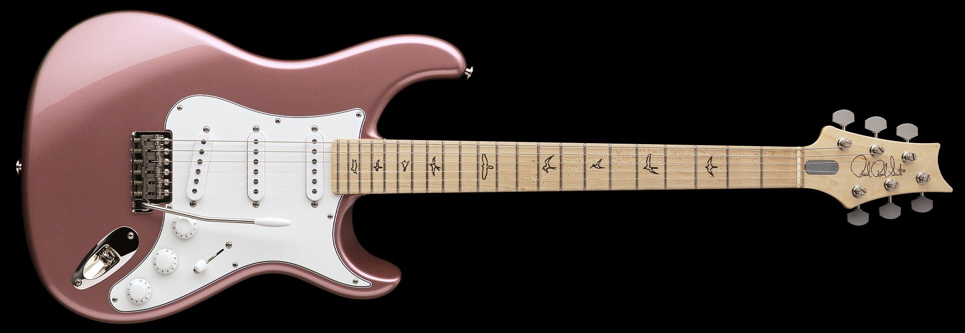 PRS Silver Sky, Roxy Pink Maple Fingerboard SN 21 0332089 - Lauzon Music