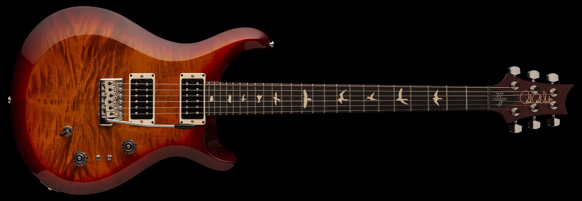 Prs 35th anniversary s2 custom 24 in dark on sale cherry sunburst