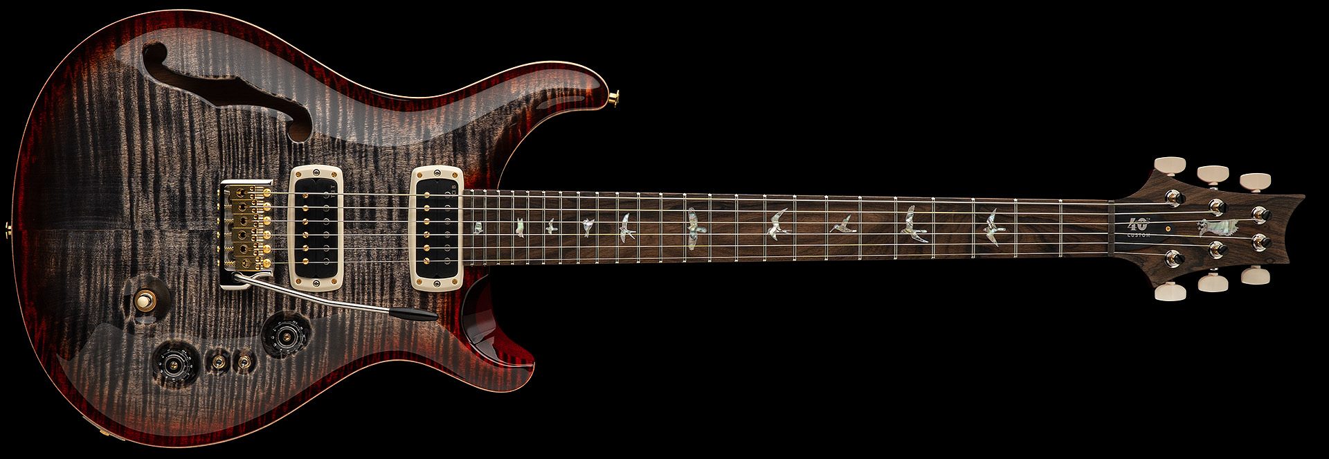 Charcoal Cherry Burst