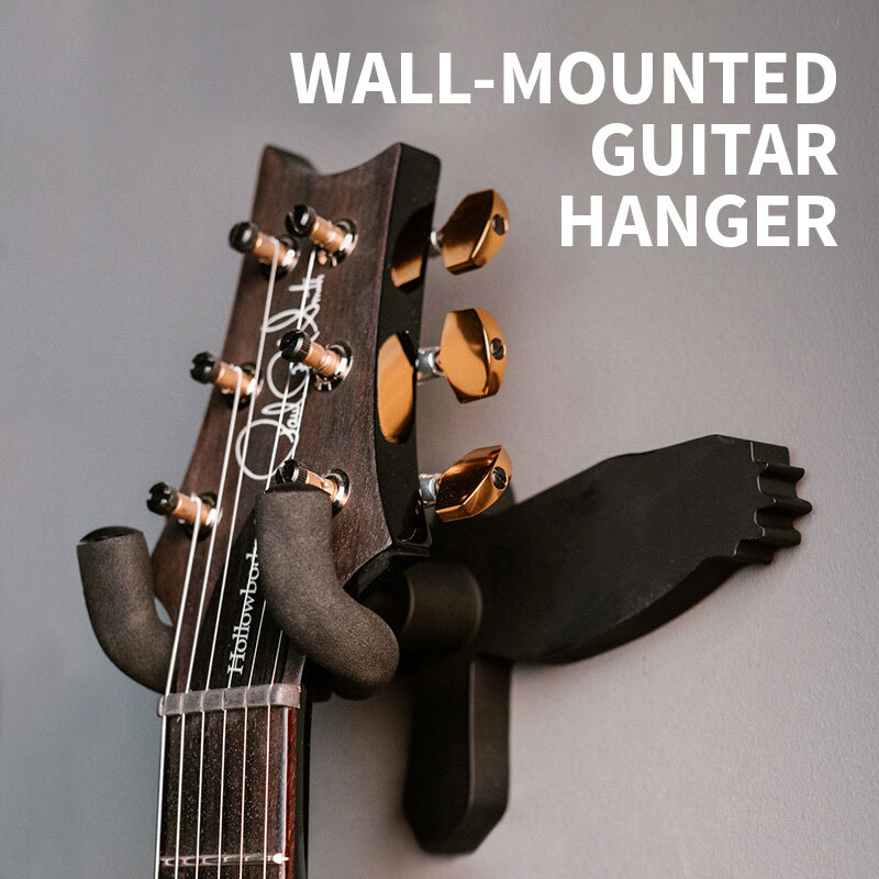 Wall mounted guitar hanger home card 2022