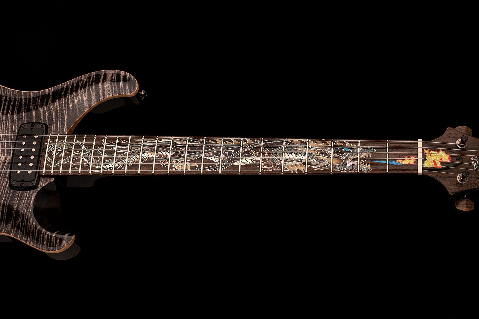 prs dragon inlay guitar