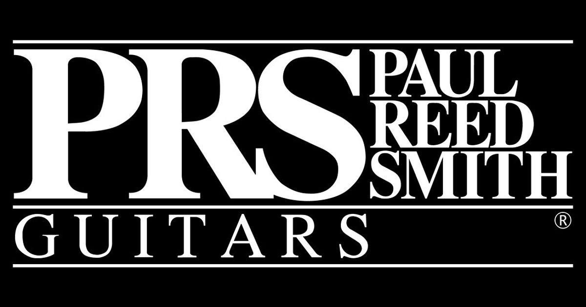 PRS Guitars | PRS Logo - White on Black (High Res)